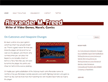 Tablet Screenshot of alexanderfreed.com